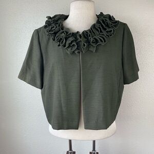 Danny & Nicole Cropped Dress Jacket Size 14 EUC